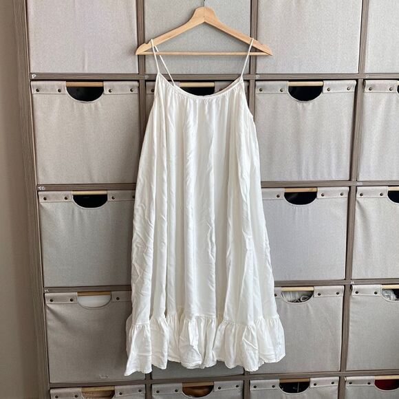 Storia trapeze ruffle midi dress - Picture 2 of 9